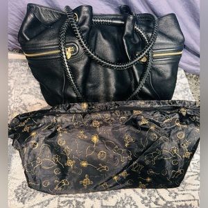 Rosie Pope Leather Diaper Bag